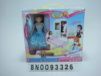 DOLL SET .W/B,