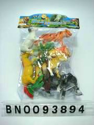 6PCS ANIMAL W/TREE.PVCBH,