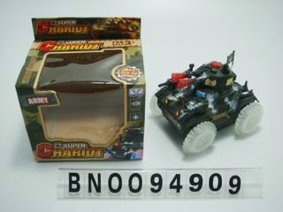 B/O TUMBLING TANK W/LIGHT,MUSIC .W/B,
