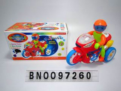 B/O MOTORBICYCLE W/MAN,