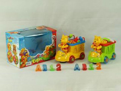 B/O BLOCK CAR W/LIGHT AND MUSIC,