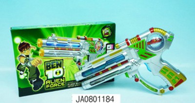 B/O FLASH GUN W/SOUND AND LASER,