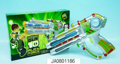 B/O FLASH GUN W/SOUND AND LASER,