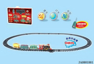 R/C TRAIN W/SMOKING MUSIC AND LIGHT,