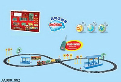 R/C TRAIN W/SMOKING MUSIC AND LIGHT,