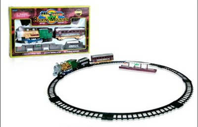 B/O RAILWAY TRAIN W/BATTERIES,MUSIC,