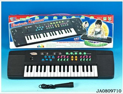 37 KEYS ELECTRONIC KEYBOARD W/VOCALISM MICROPHONE,