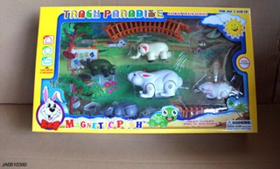 B/O MAGNETIC FORCE RAILWAY ANIMAL,