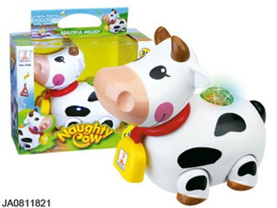 B/O COW W/MUSIC,LIGHT,