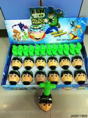 TOP W/FLASH LIGHT,MUSIC（12PCS),