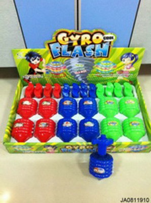TOP W/MUSIC，SHOOT GAME（12PCS),