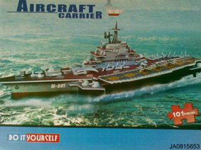 3D AIRCRAFT CARRIER PUZZLE,