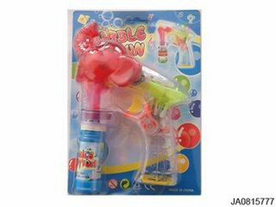 B.O BUBBLE GUN W/LIGHT AND MUSIC,