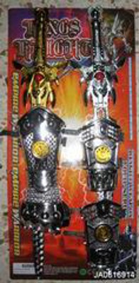 SWORD+ 2 WRISTBANDS+ ARMGUARD,