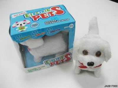 WALKING B/O DOG HEAD TAIL MOVE W/LIGHT,SOUND,