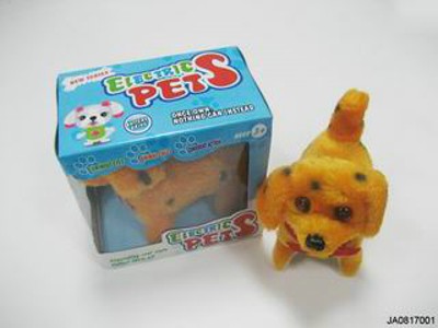 WALKING B/O DOG HEAD TAIL MOVE W/LIGHT,SOUND,