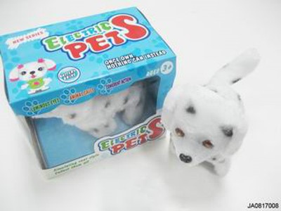 WALKING B/O DOG HEAD TAIL MOVE W/LIGHT,SOUND,