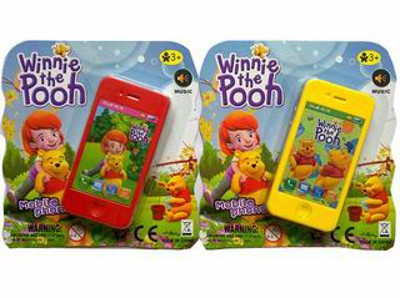 WINNIE THE POOH MOBILE PHONE W/MUSIC,