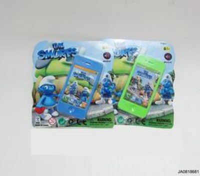 THE SMURFS MOBILE PHONE W/MUSIC,