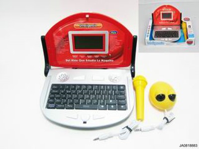 LEARNING MACHINE W/MICROPHONE (ENGLISH AND SPANISH),