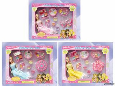 COSMETIC SET W/DOLL,