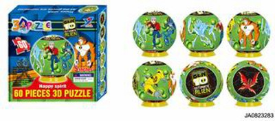 BEN10 PUZZLE GAME (60PCS),