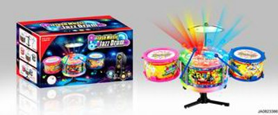 JAZZ DRUM W/FLASH LIGHT AND MUSIC,