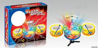 JAZZ DRUM W/FLASH LIGHT AND MUSIC,