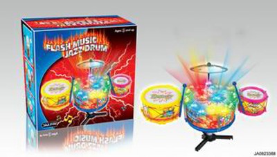 JAZZ DRUM W/FLASH LIGHT AND MUSIC,