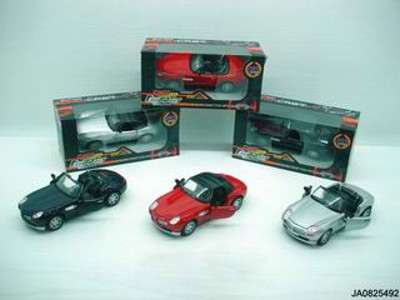 PULL BACK METAL CAR W/IC AND LIGHT,