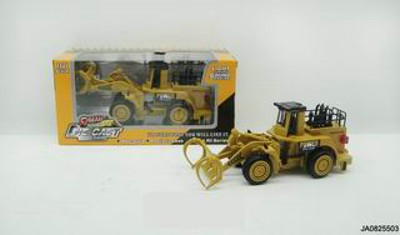 PULL BACK METAL TRUCK W/IC AND LIGHT,