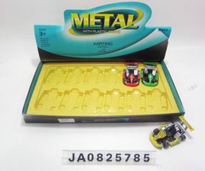 METAL PULL BACK CAR 12PCS,
