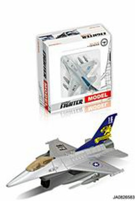 1:130 METAL PULL BACK F-16 FIGHTER PLANE,