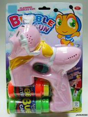 BUBBLE GUN W/LIGHT AND MUSIC,