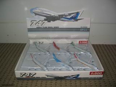 1:500 METAL PULL BACK PLANE 6PCS,
