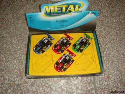 METAL PULL BACK CAR 6PCS,