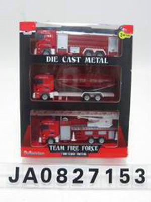 SLIDE METAL FIRE ENGINE 3PCS,