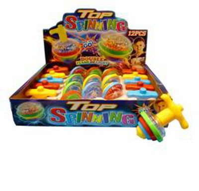 TOP W/FLASH LIGHT,MUSIC(12PCS),