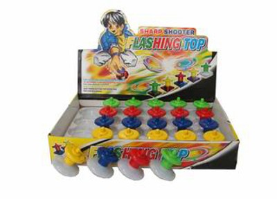 WIND UP FLASHING TOP(24PCS),