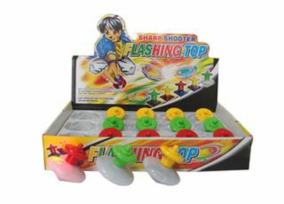 WIND UP FLASHING TOP(15PCS),
