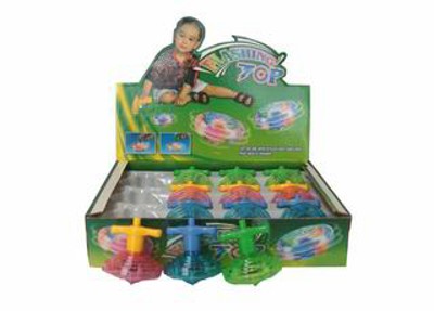 WIND UP FLASHING TOP(12PCS),