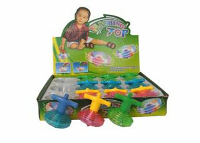 WIND UP FLASHING TOP(12PCS),