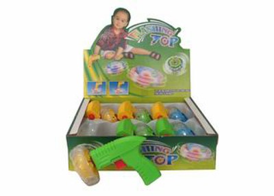 WIND UP FLASHING TOP (6PCS),