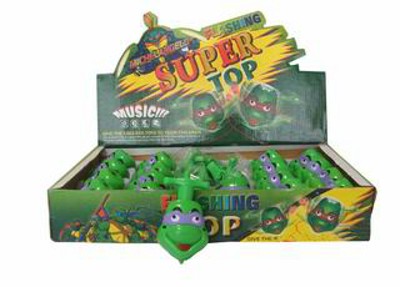 WIND UP FLASHING TOP (18PCS),