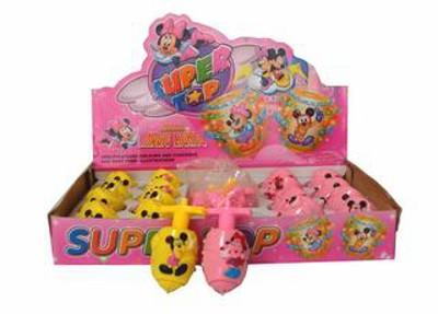 WIND UP FLASHING TOP (18PCS),