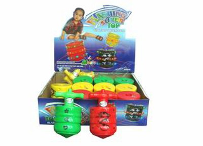 WIND UP FLASHING TOP （12PCS),