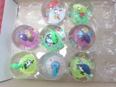 5.5CM JUMP BALL W/FLASH LIGHT (12PCS),