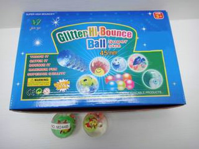 JUMP BALL W/LIGHT (24PCS),