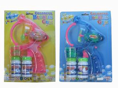 BUBBLE GUN W/LIGHT,