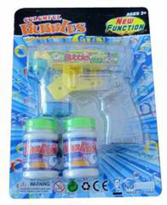 BUBBLE GUN W/LIGHT,